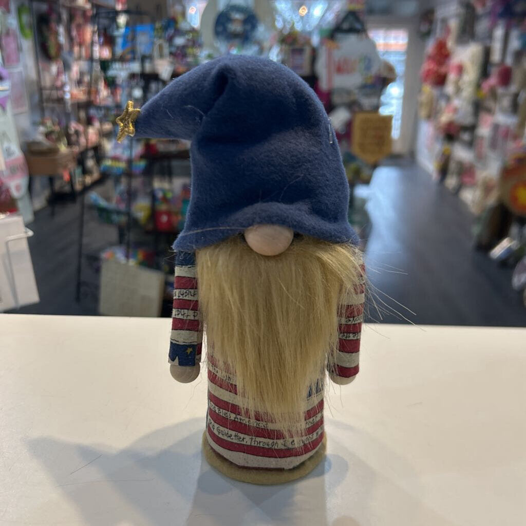 Patriotic Gnome Vintage Blue Hat