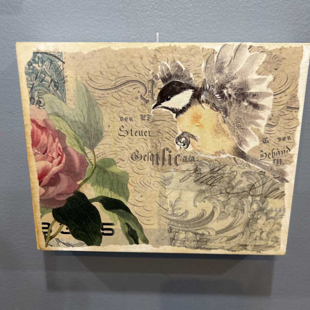 Decor Floral Wood LRG