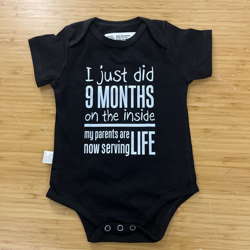9mths on the Inside Onesie