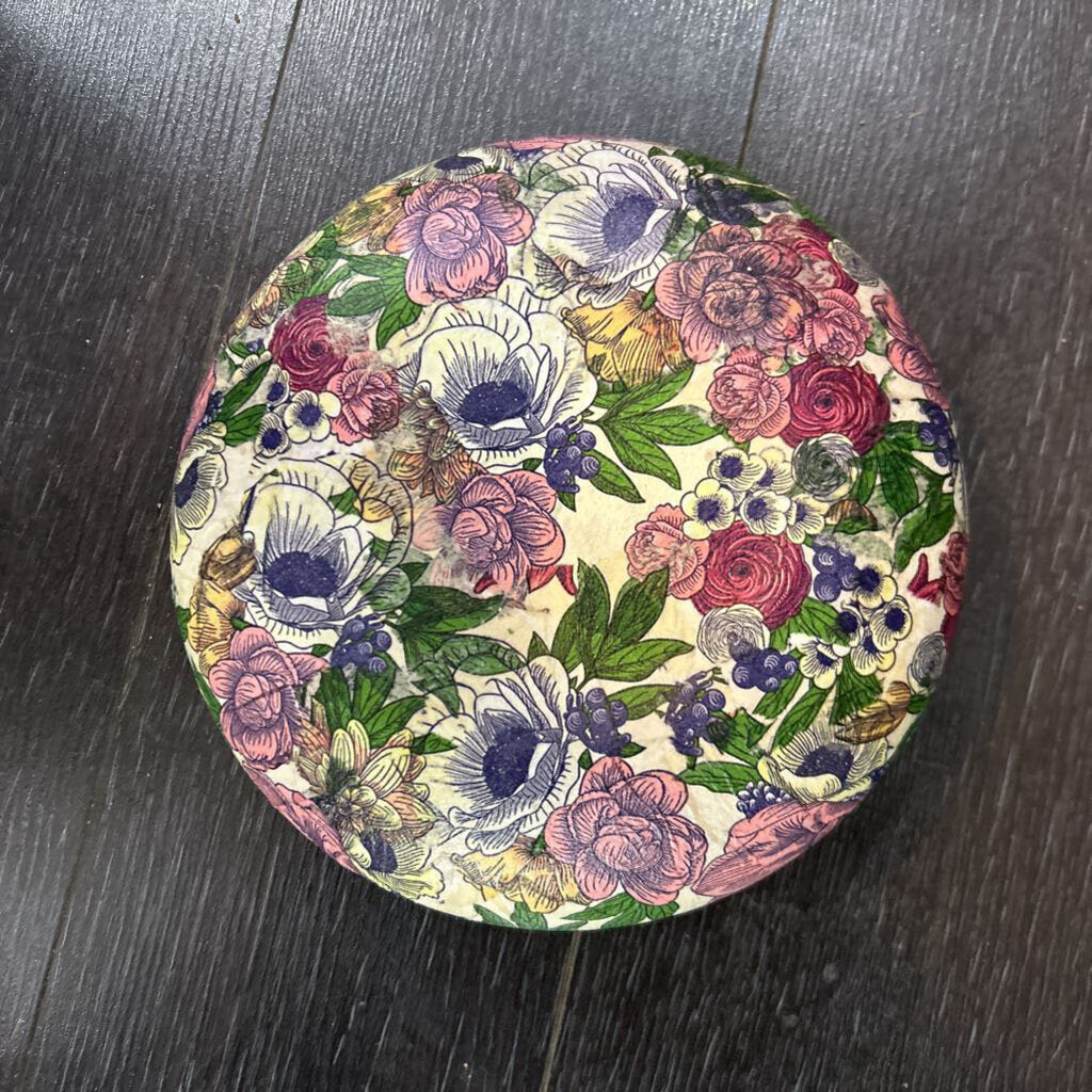 Small Floral Glass Bowl