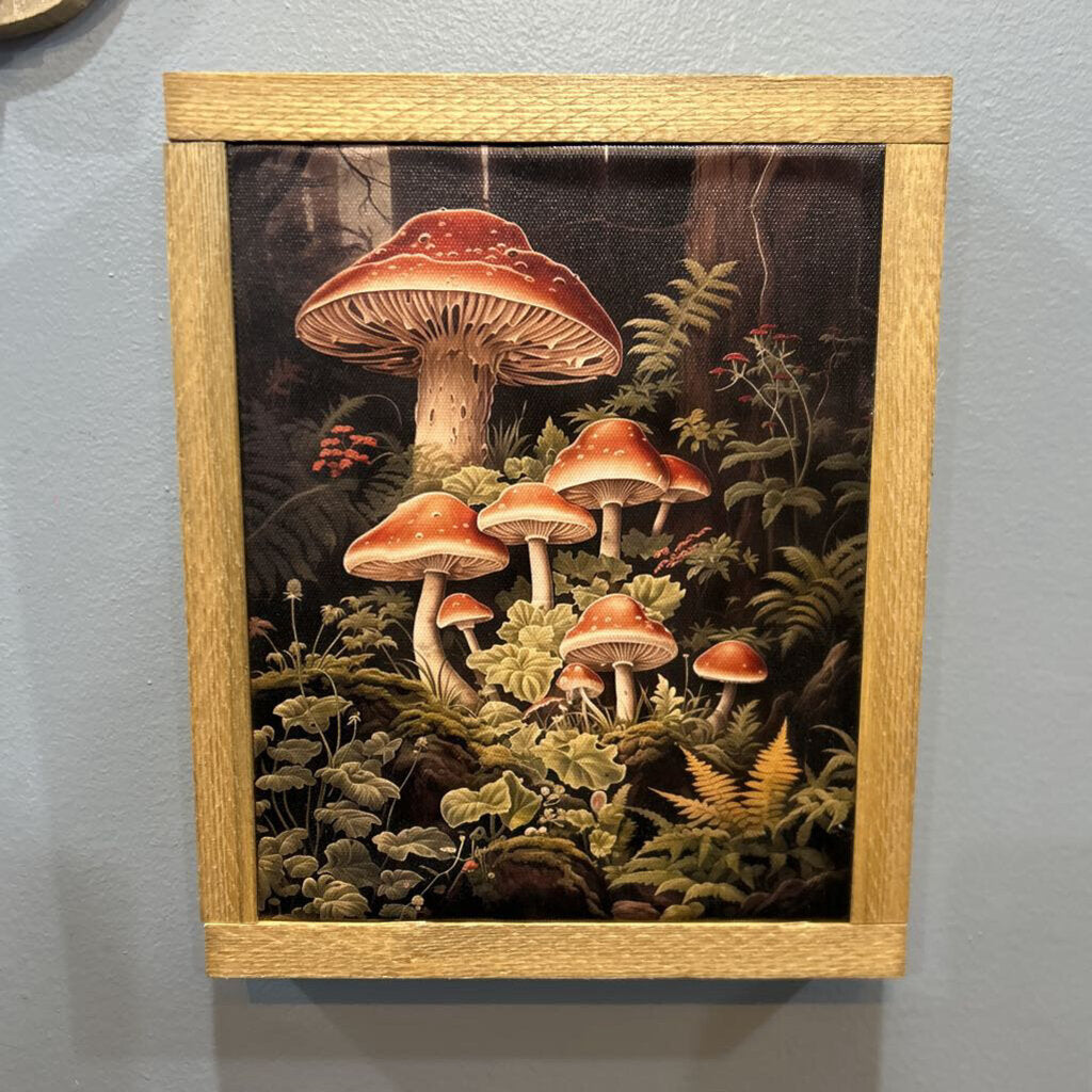 Canvas Mushrooms