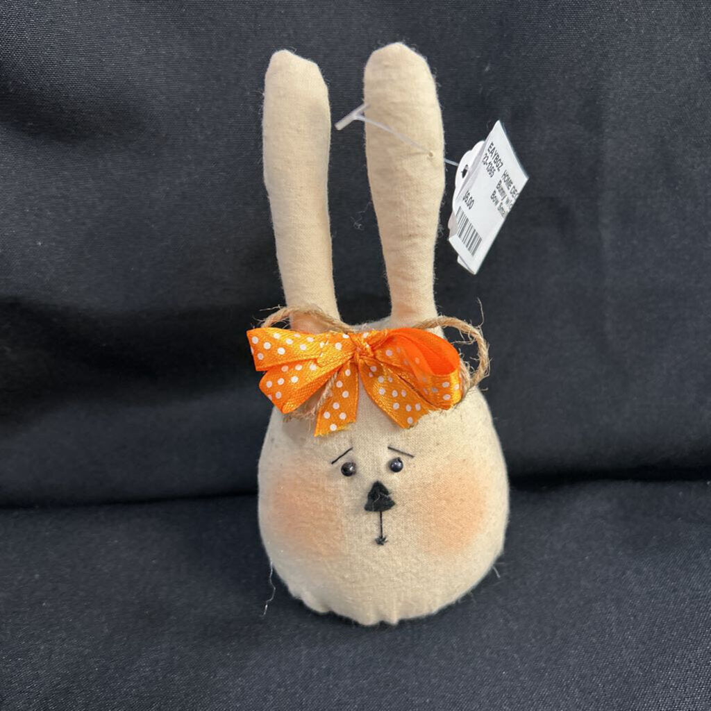 Bunny w/orange Bow Small