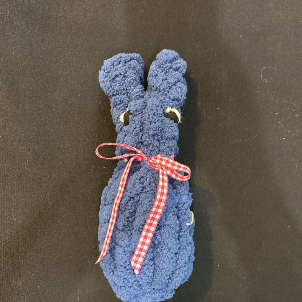 Cuddle Peep Blue with Pink Ribbon