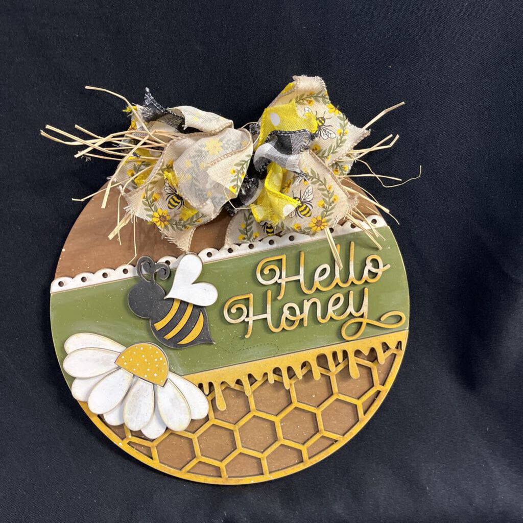 Hello Honey (door hanger)