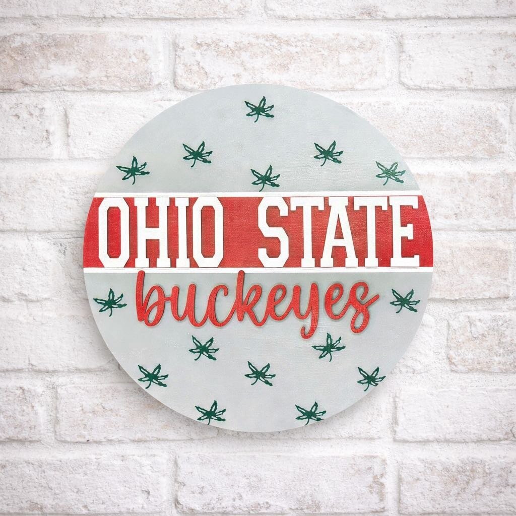 Ohio State Door Hanger