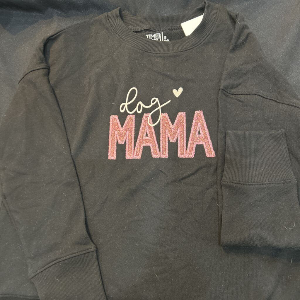 Embroided Sweatshirt Dog Mama