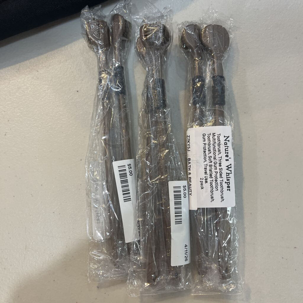 Three sided Toothbrush