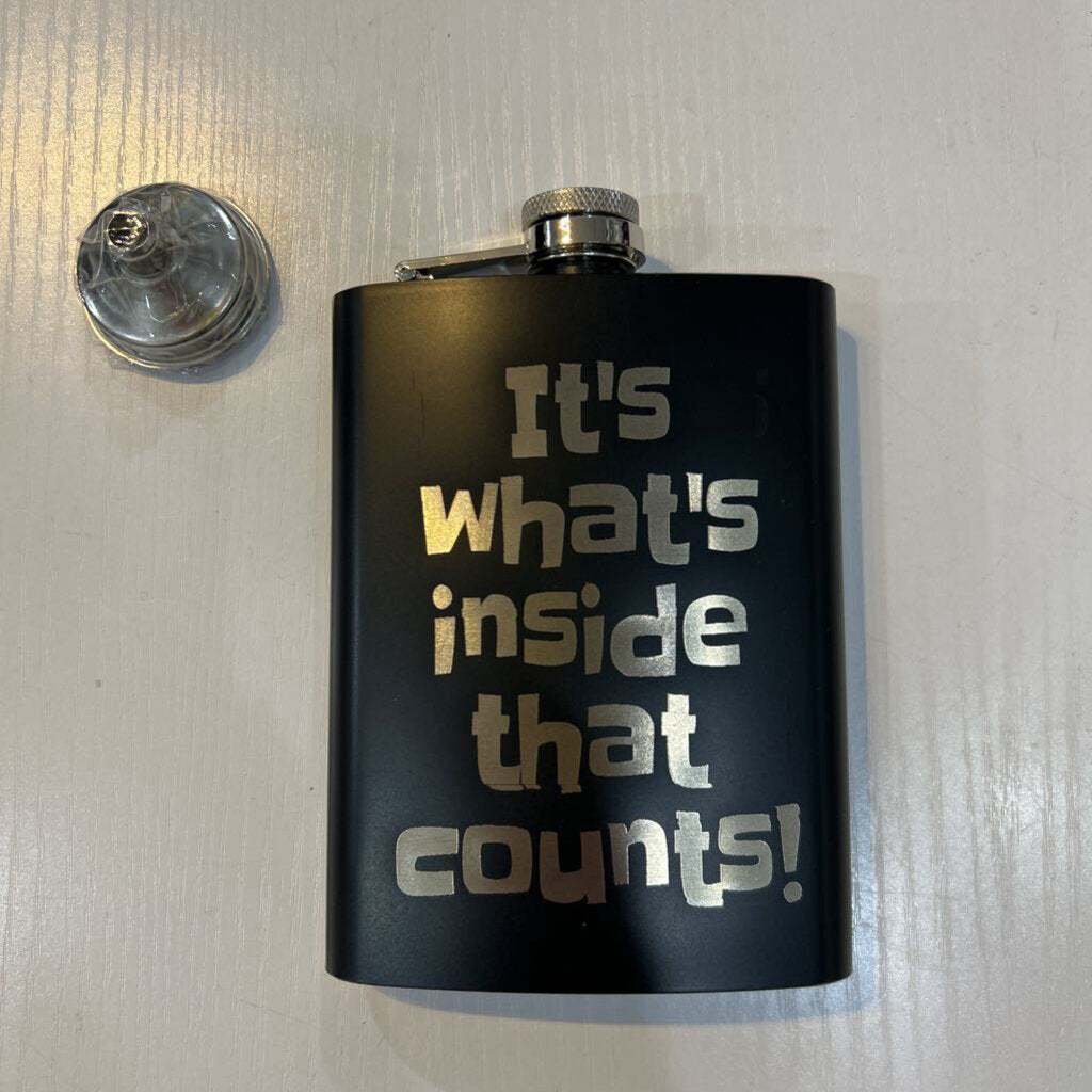 Flask It's Whats Inside (fun font)