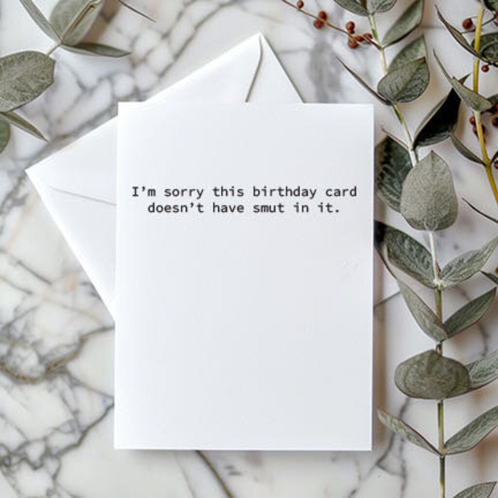 Birthday Smut Card