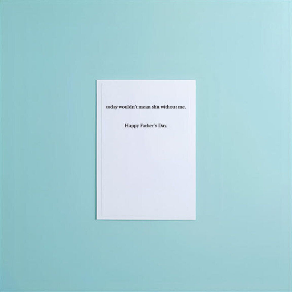 FD Sh*t Without Me Card