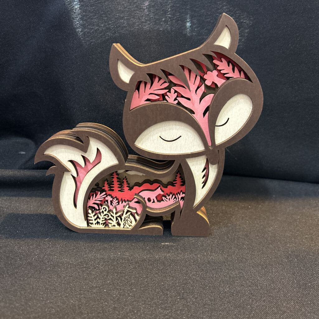Fox Layered 3D Decor