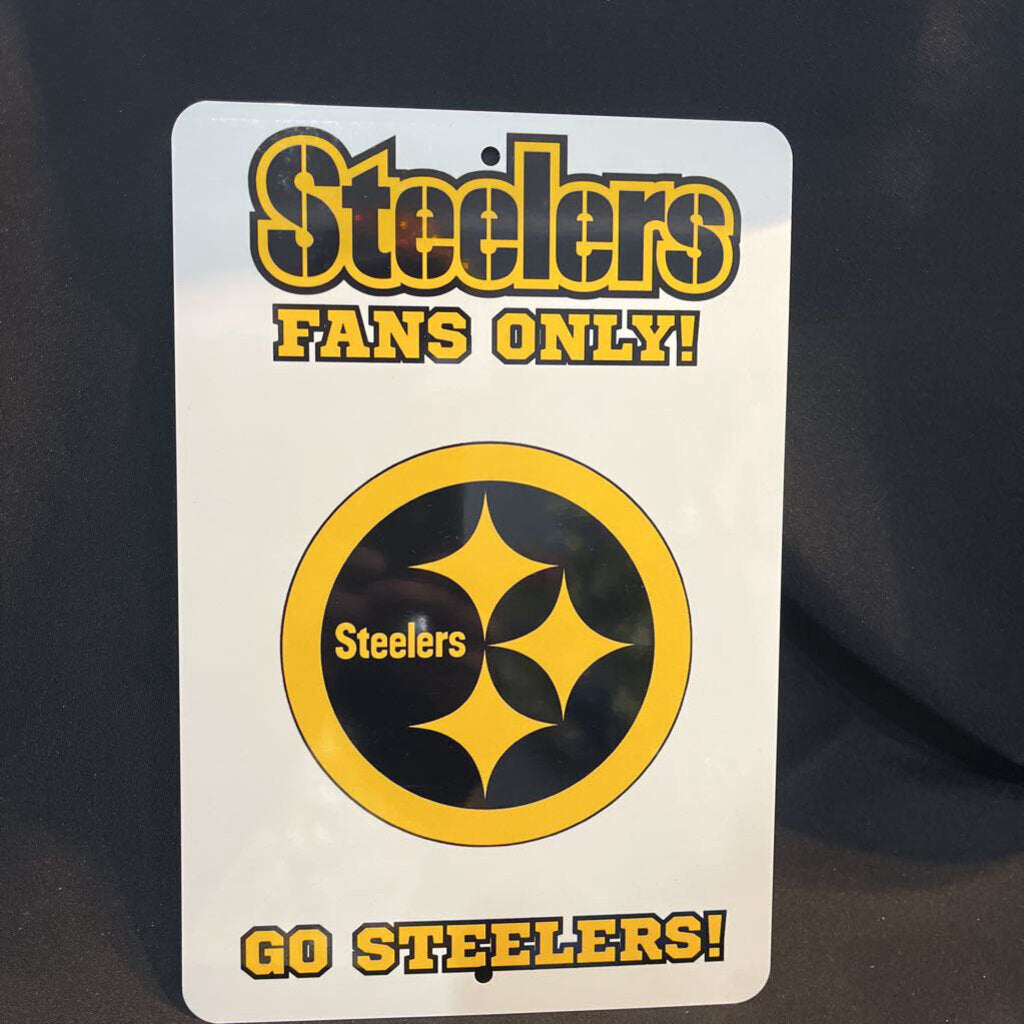 Steelers Logo Sign (Fans Only)
