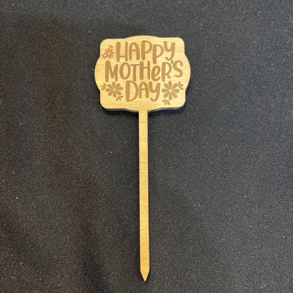Happy Mothers Day Wood Pick