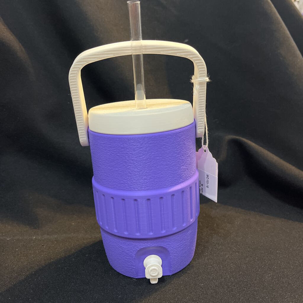 Igloo Cooler Can Holder Purple & White