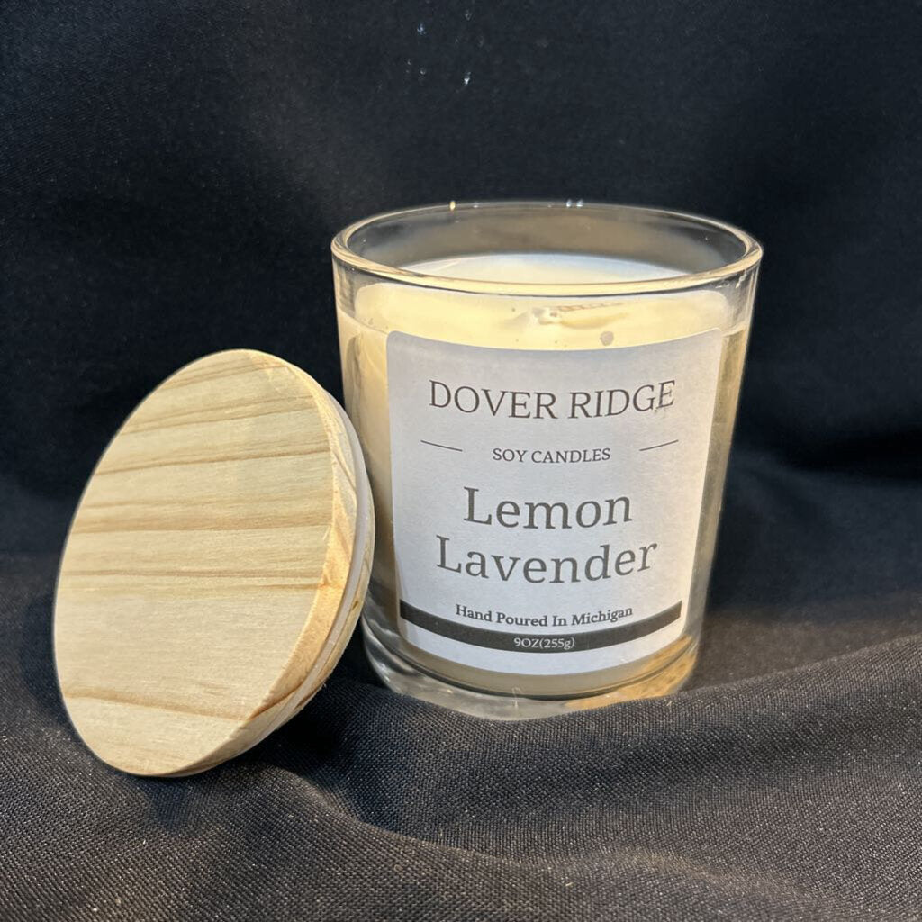 Soy Candle Lemon Lavender 9 Oz.
