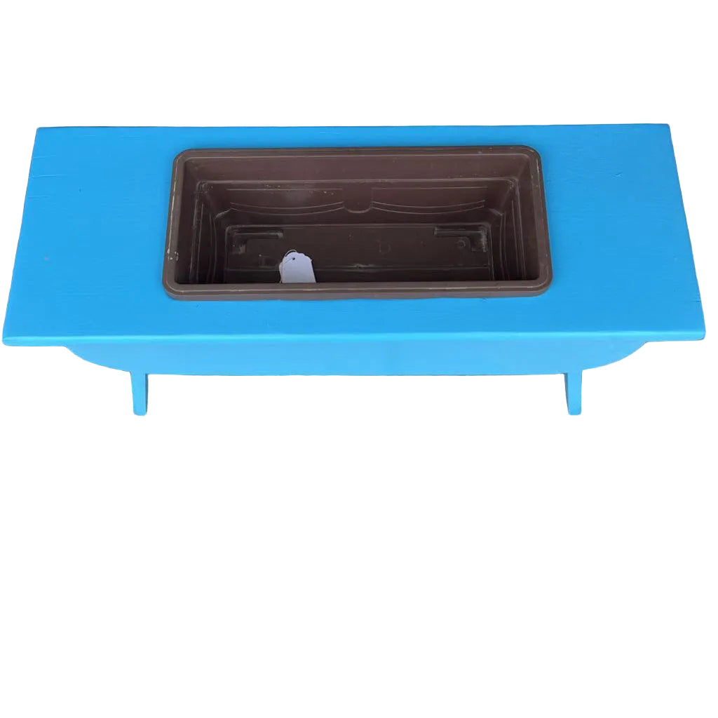Blue Bench Planter