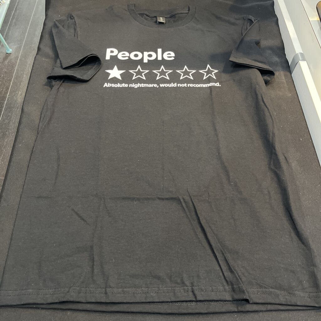 People 1 Star Tee (3XL, black)