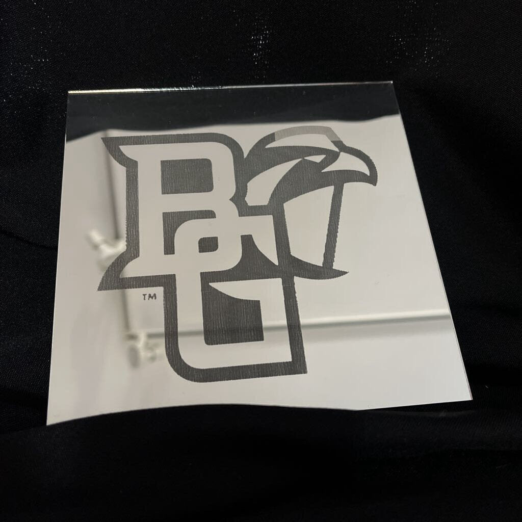 B.G Falcon Emblem Engraved Mirror (6x6)