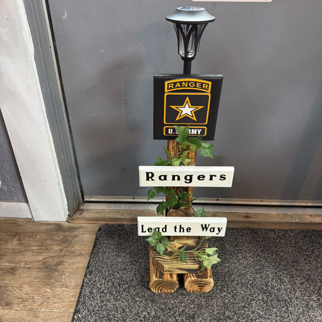 Army Ranger Solar Light (custom order)