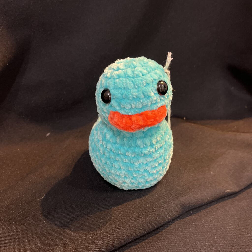 Crochet Sm Light Blue Duck