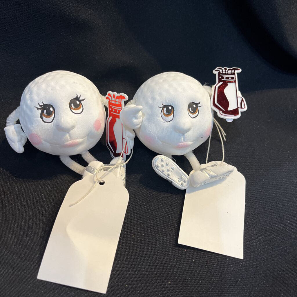 Golf Ball w/hands & feet