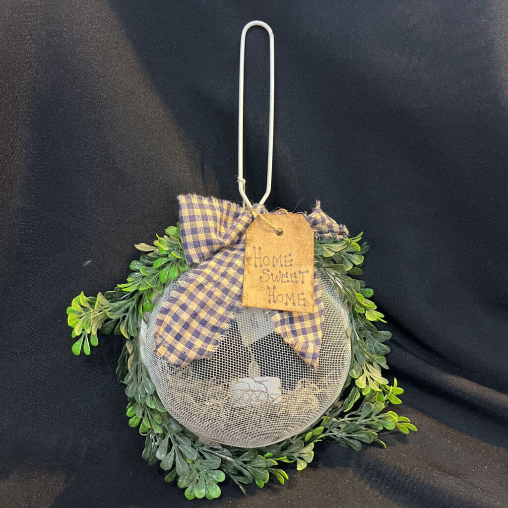 Strainer Light w/blue bow