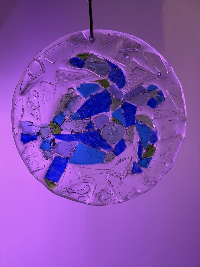 Sea Turtle Circular Suncatcher