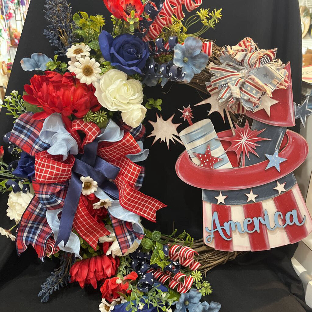 Fourth of July Wreath