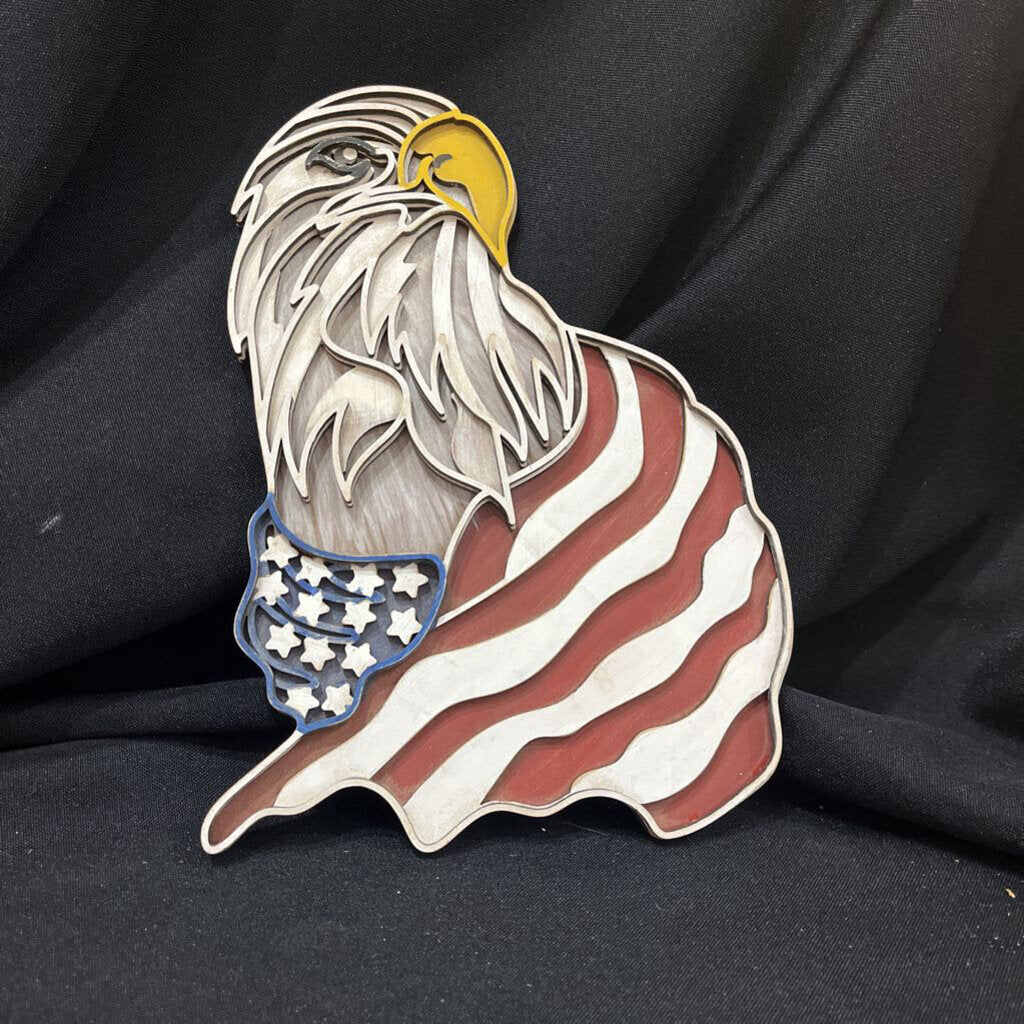 Shelf Sitter Patriotic Eagle