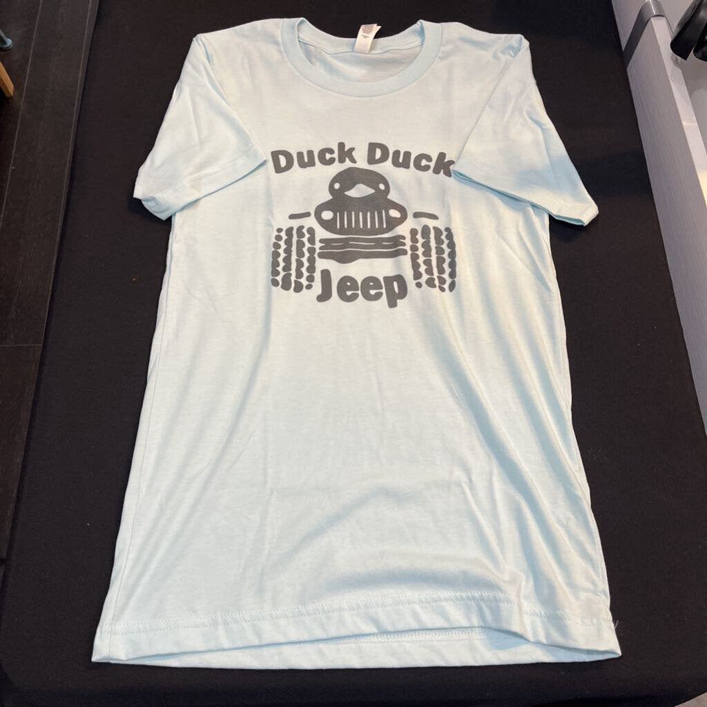 Duck Duck Jeep (XS, Lt,blue, t-shirt)
