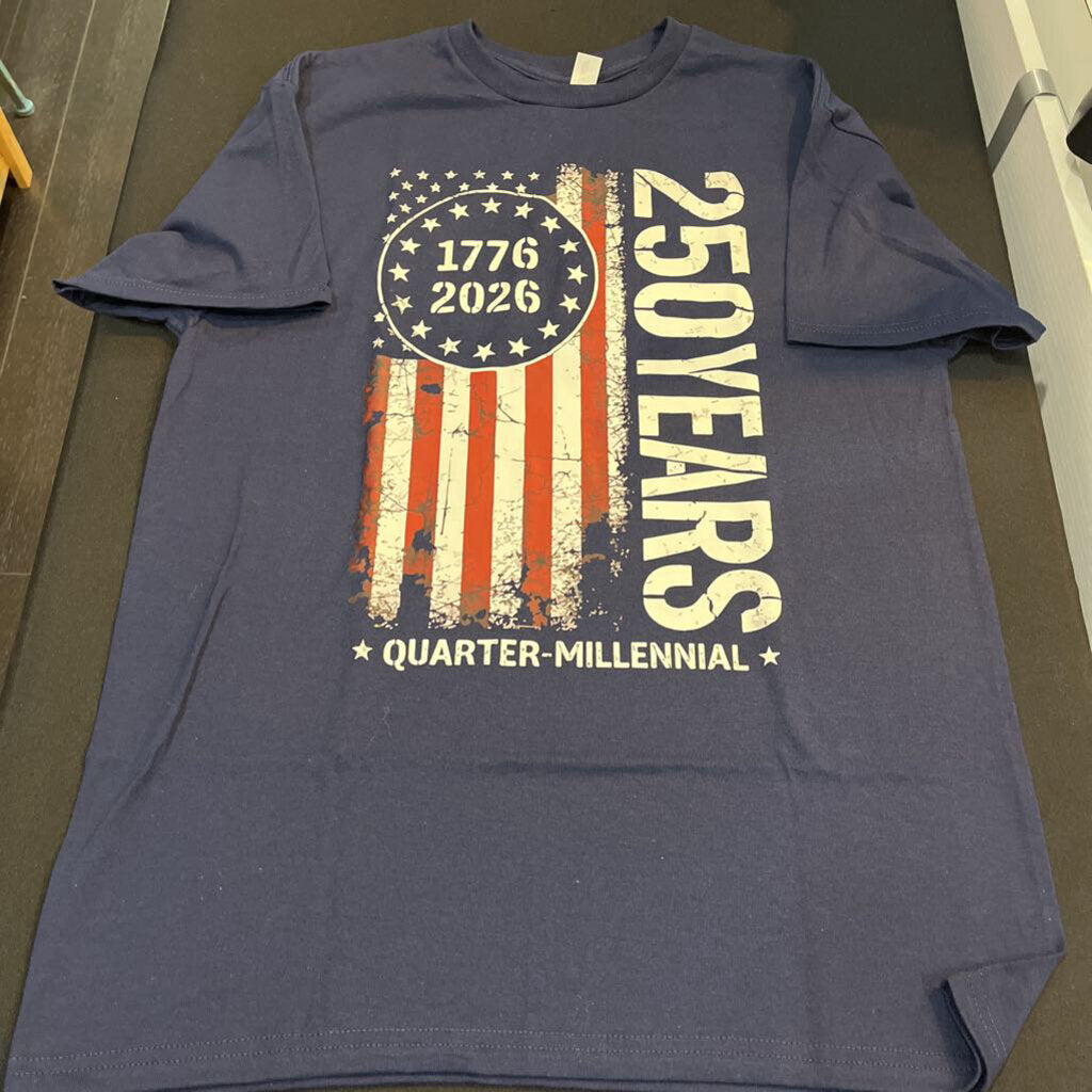 USA 250th (Med, navy, t-shirt)