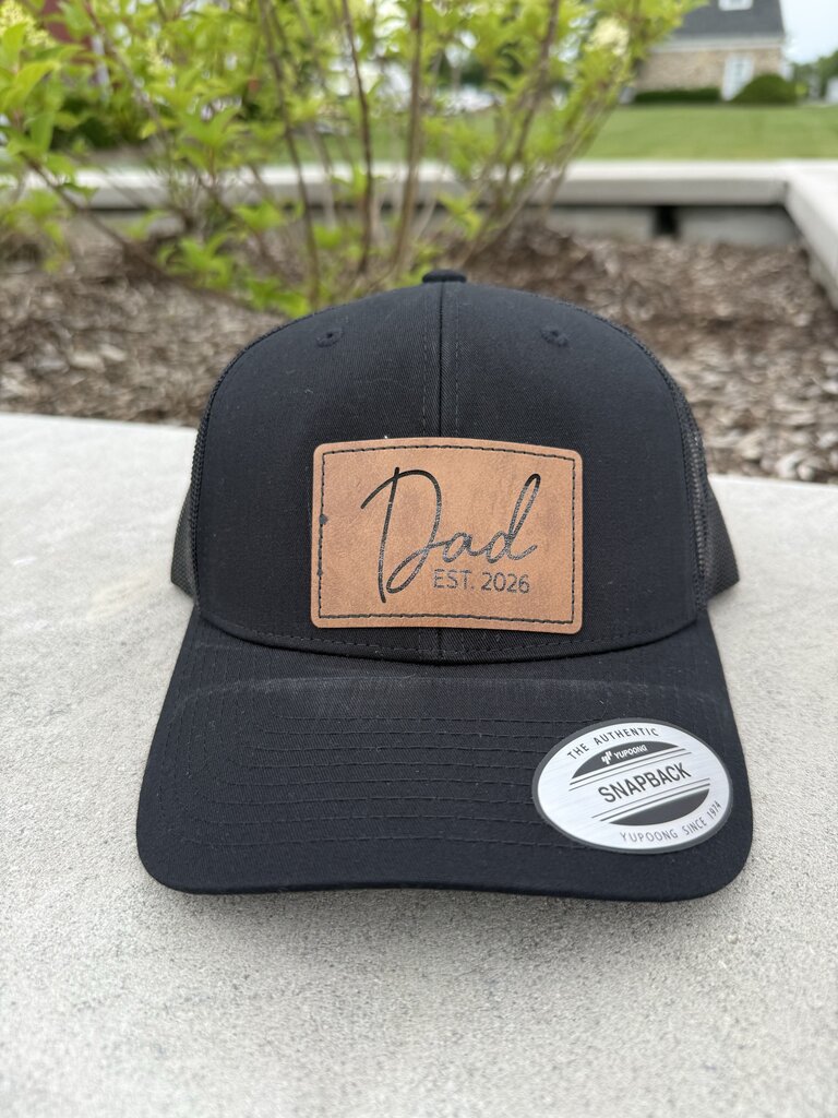 Dad (script) est.2026 (snapback, black)