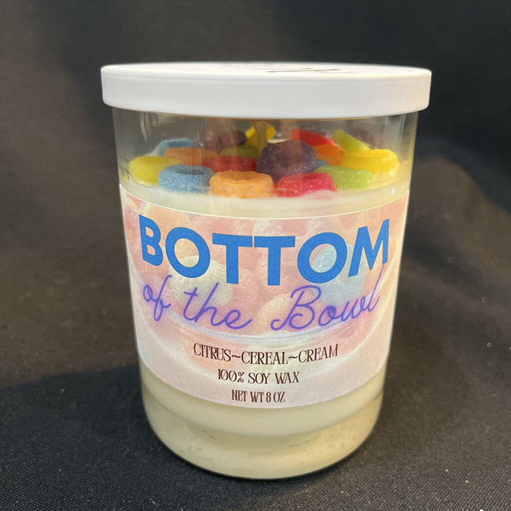 Bottom of the Bowl Candle (fruit loop cereal, citrus, cream)