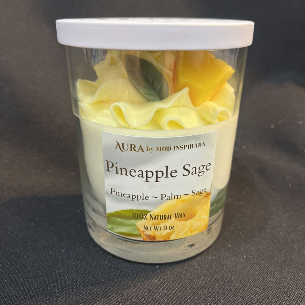 Pineapple Sage Candle (pineapple,palm,sage)