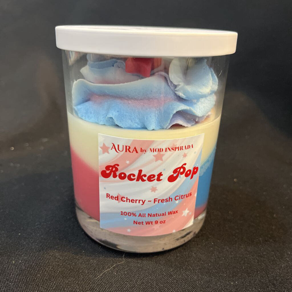 Rocket Pop Candle (red cherry, fresh citrus)
