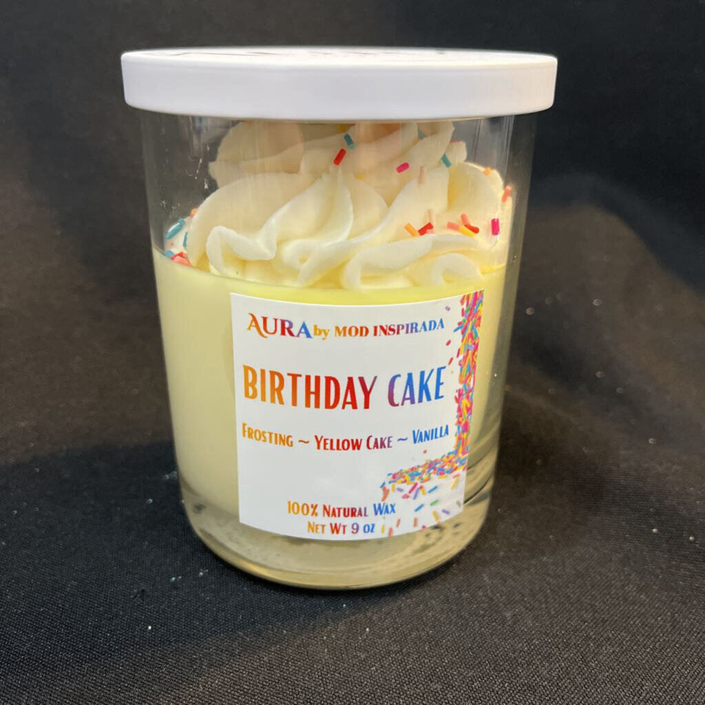 Birthday Cake Candle (frosting, yellow cake, vanilla)