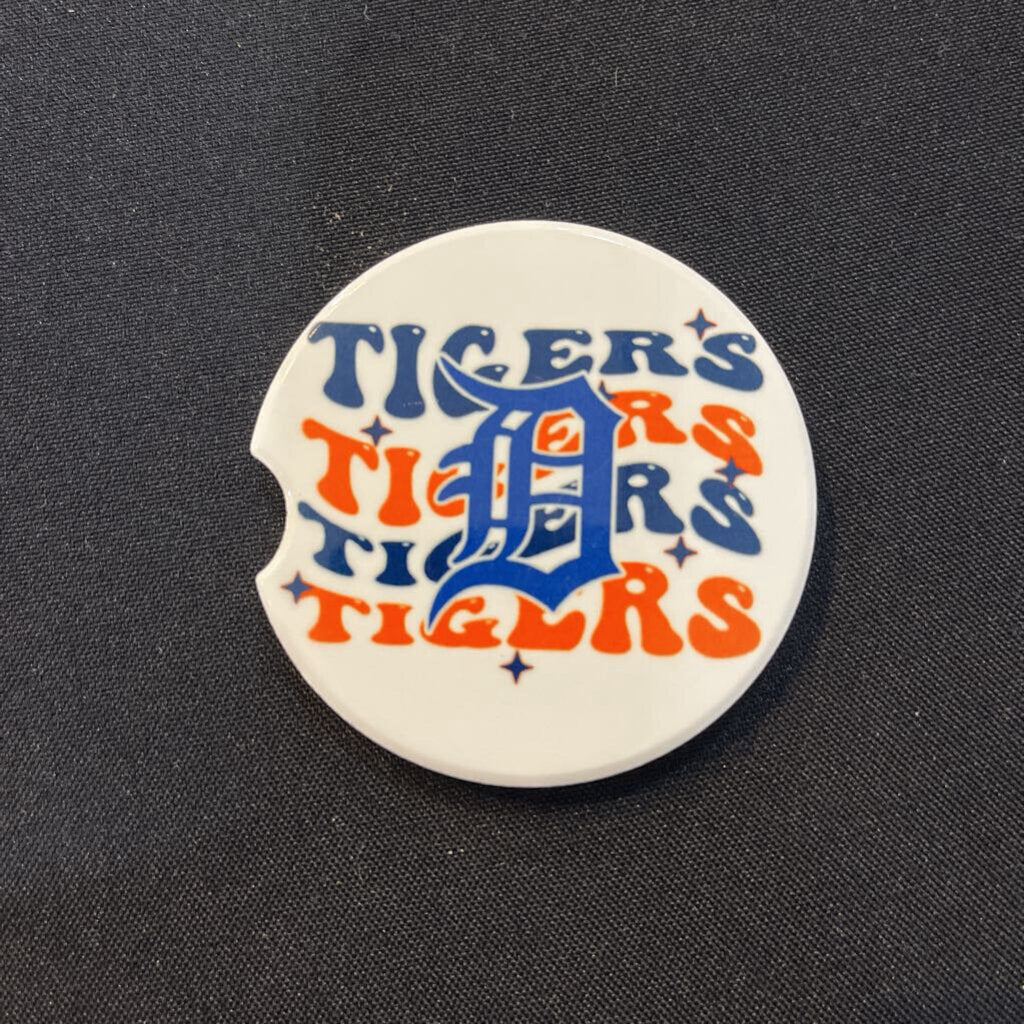 Detroit Tigers Wavy D Coaster