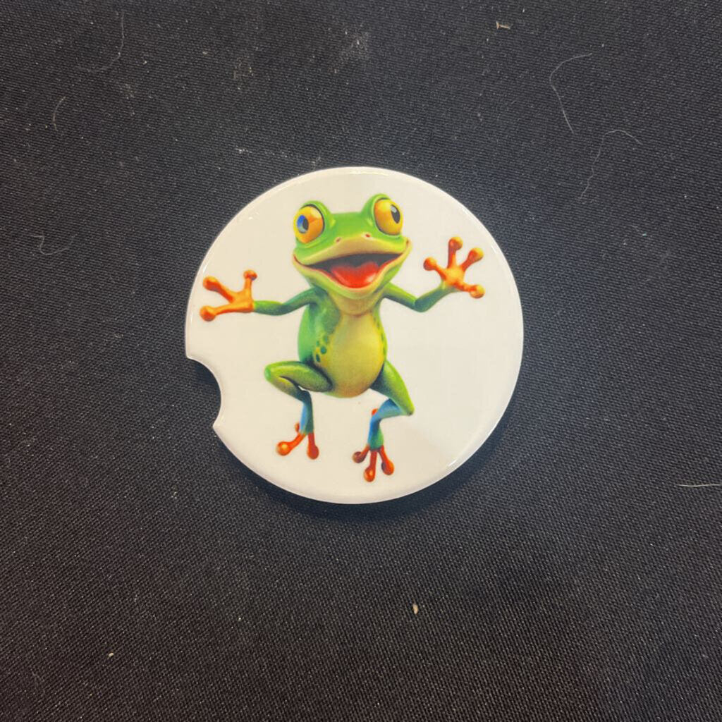 Bug eyed Frog Coaster