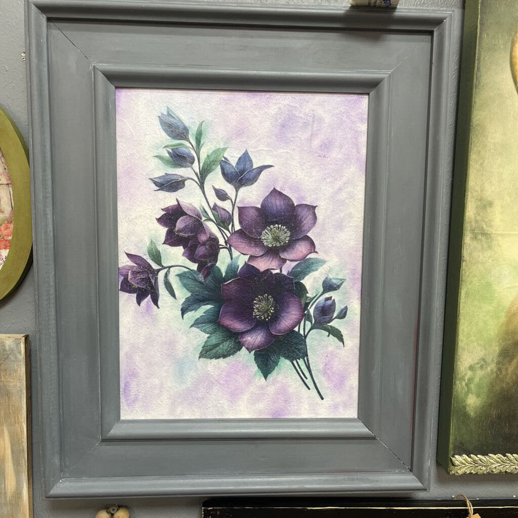 Purple Flower w/ thick frames