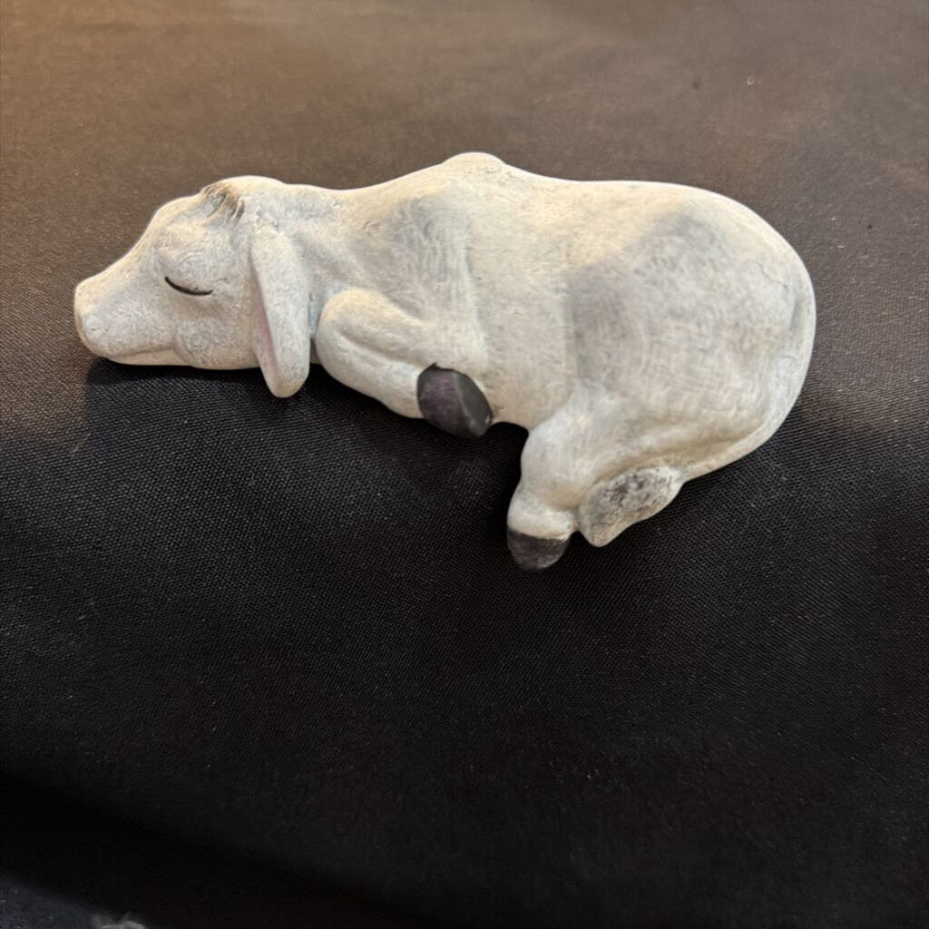 Small Ceramic Cow Shelf Hanger