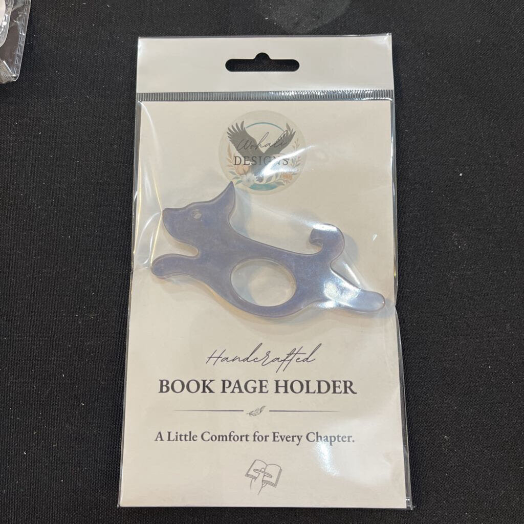 Purple Dog Book Page Holder