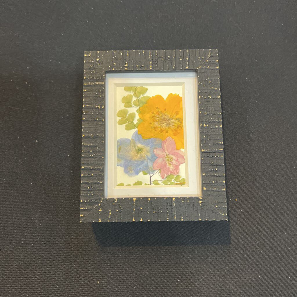 Pressed Wild Flowers (black frame)