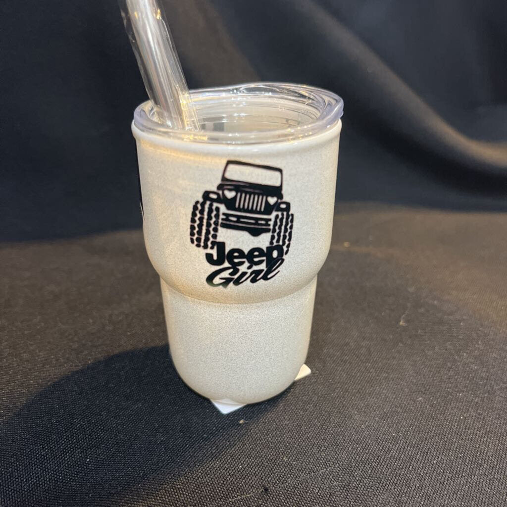 Jeep Girl White Sparkle 3oz