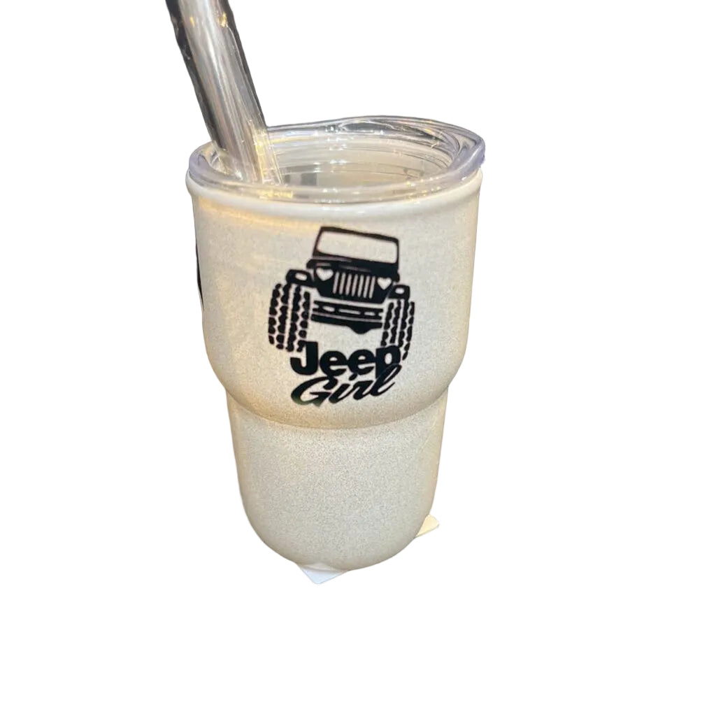 Jeep Girl White Sparkle 3oz