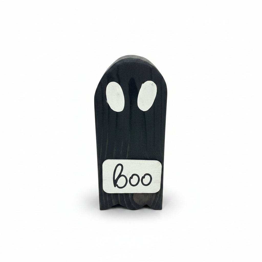Wood Medium Black Ghost