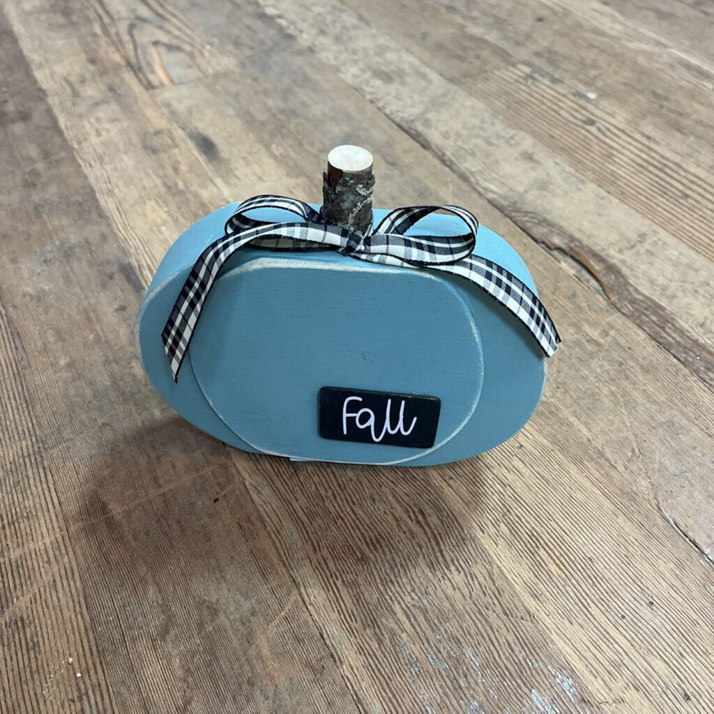 Chunky Oval Pumpkin Teal