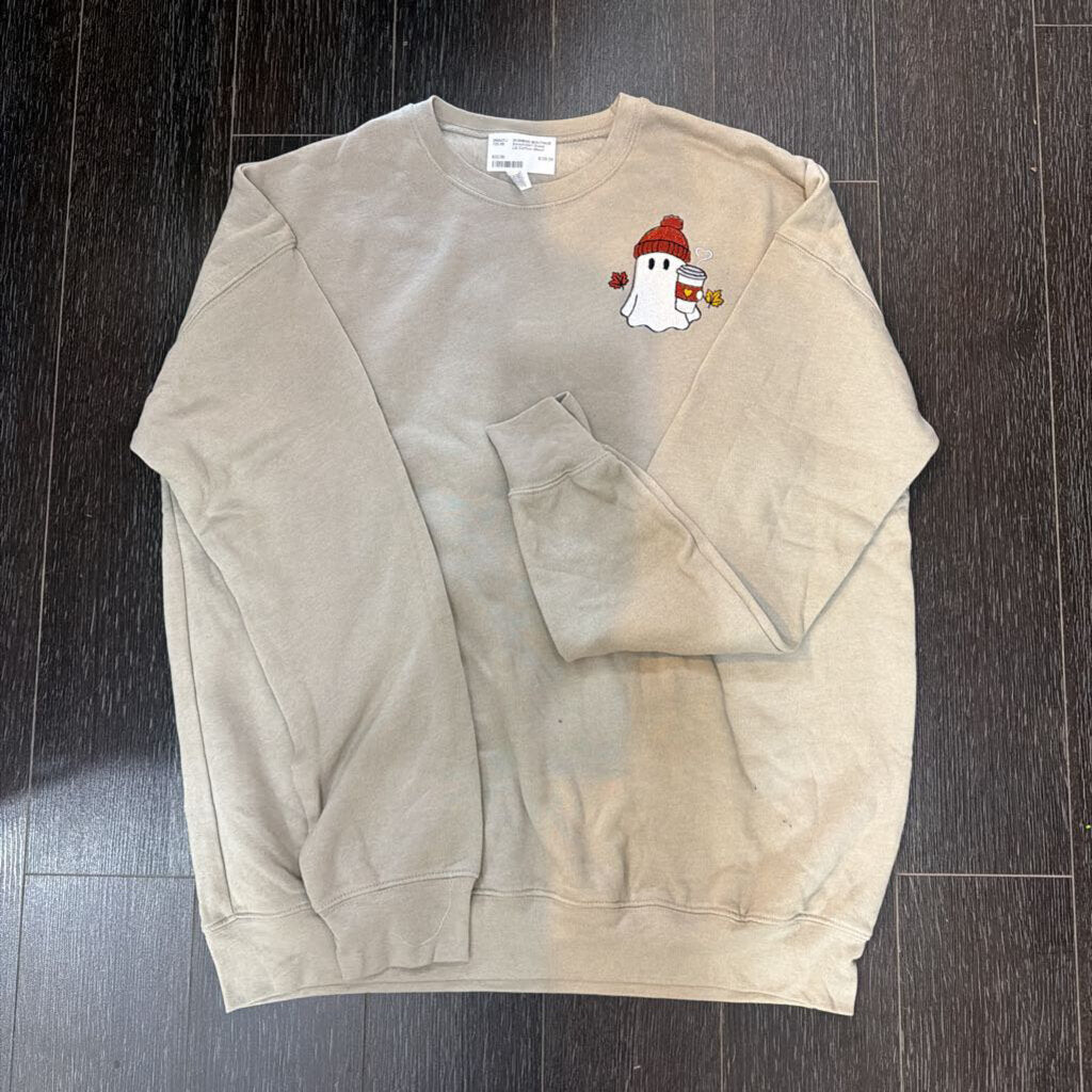 Sweatshirt Stone LG Coffee Ghost