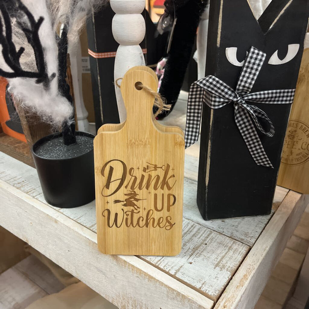Drink Up Witches mini Charcuterie Board