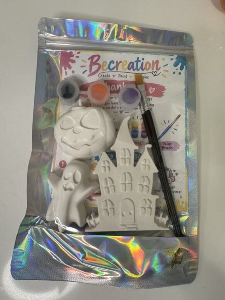 POP Plaster Halloween 3pc Painting Kit