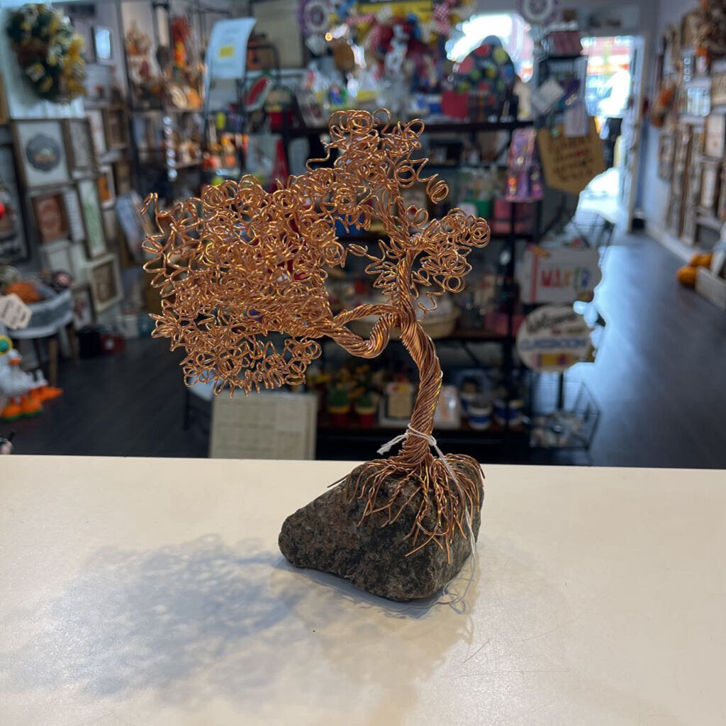 Wire Tree Large Copper Maple